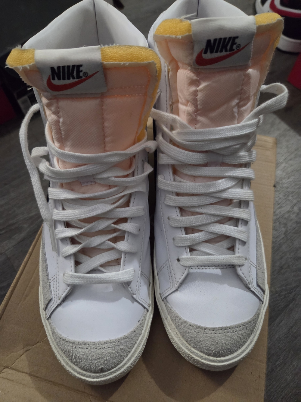 Nike Men's 77 VintagHigh-Top Sneakers in White